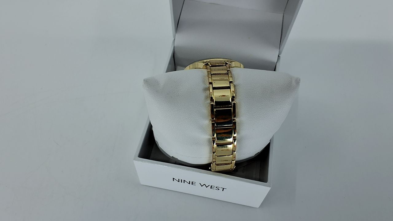 Nine West Dress Watch (Model: NW/2336GNGB), Green/Gold