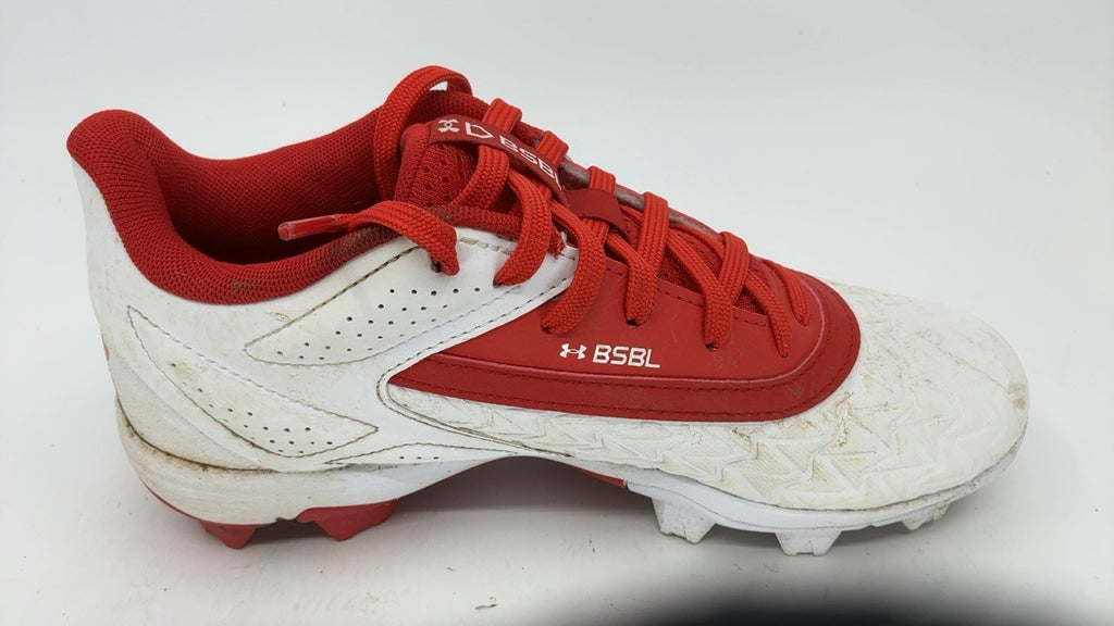Under Armour Boys' Leadoff Low RM JR 3.0, (600) Red/White/Red, 4.5, US