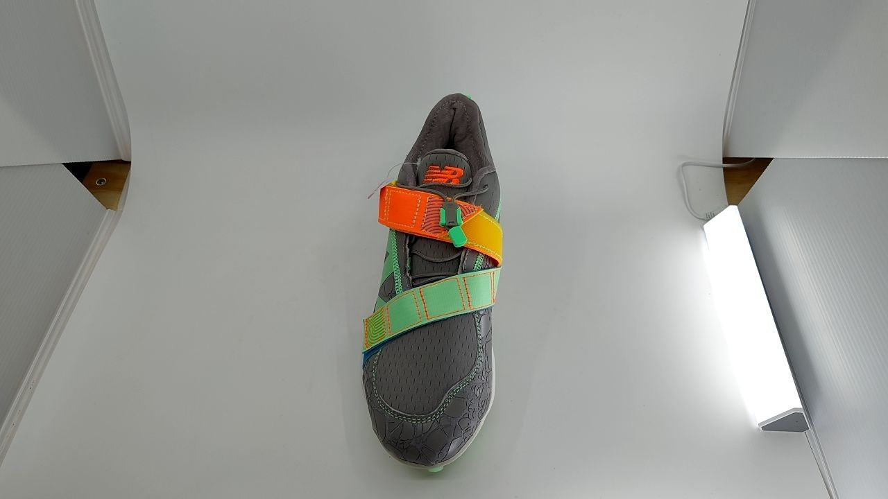 New Balance FuelCell Lindor V2 Comp Baseball Cleats 7.5 Wide Grey/Jade