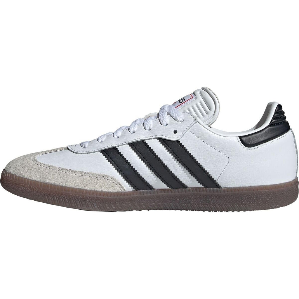 adidas Unisex-Adult Samba Indoor, White/Black/Vivid Red, 5