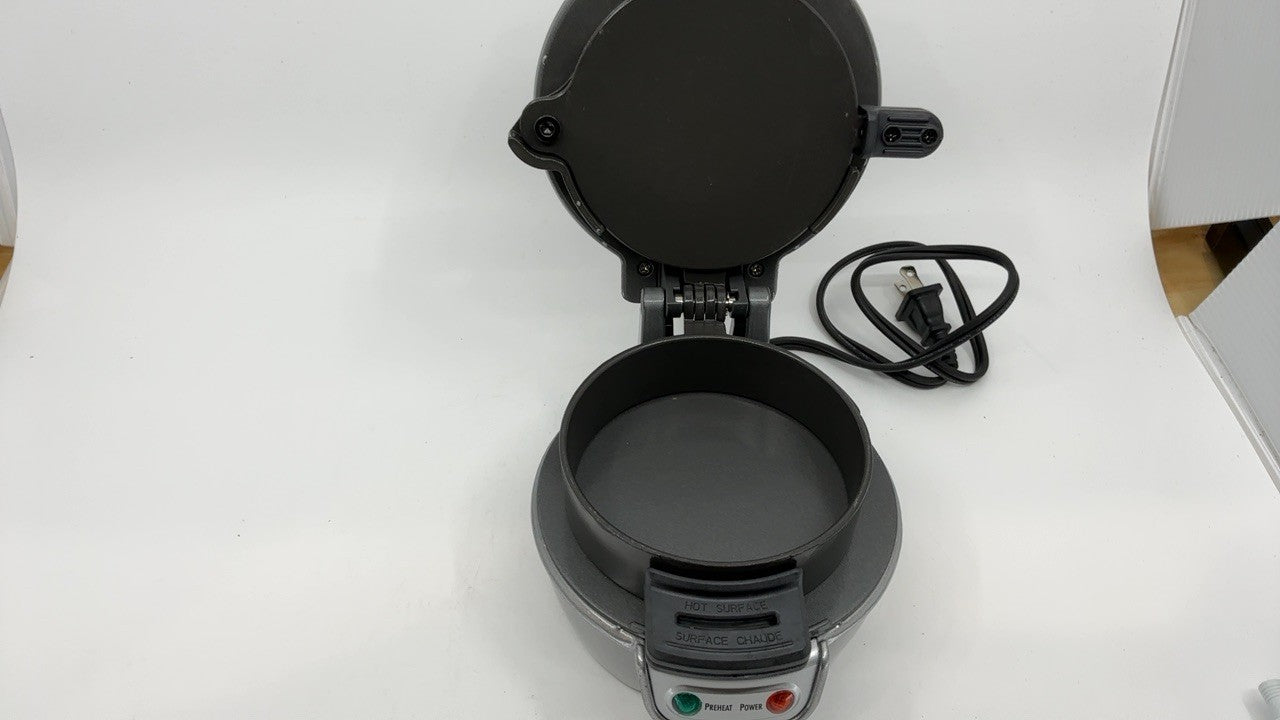 Hamilton Beach Sandwich Maker, Silver, Perfect for English Muffins & Waffles