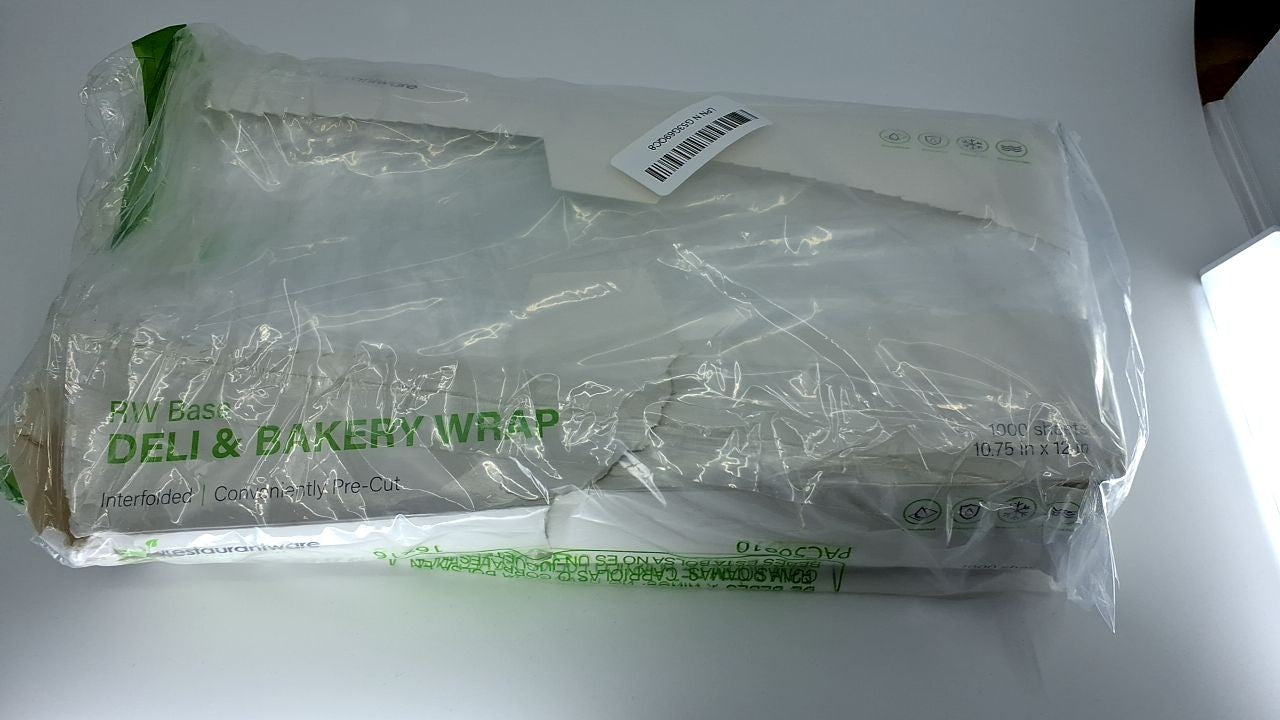 1000 Count Plastic Deli Wraps, 10.75 x 12 In, Microwavable & Freezable