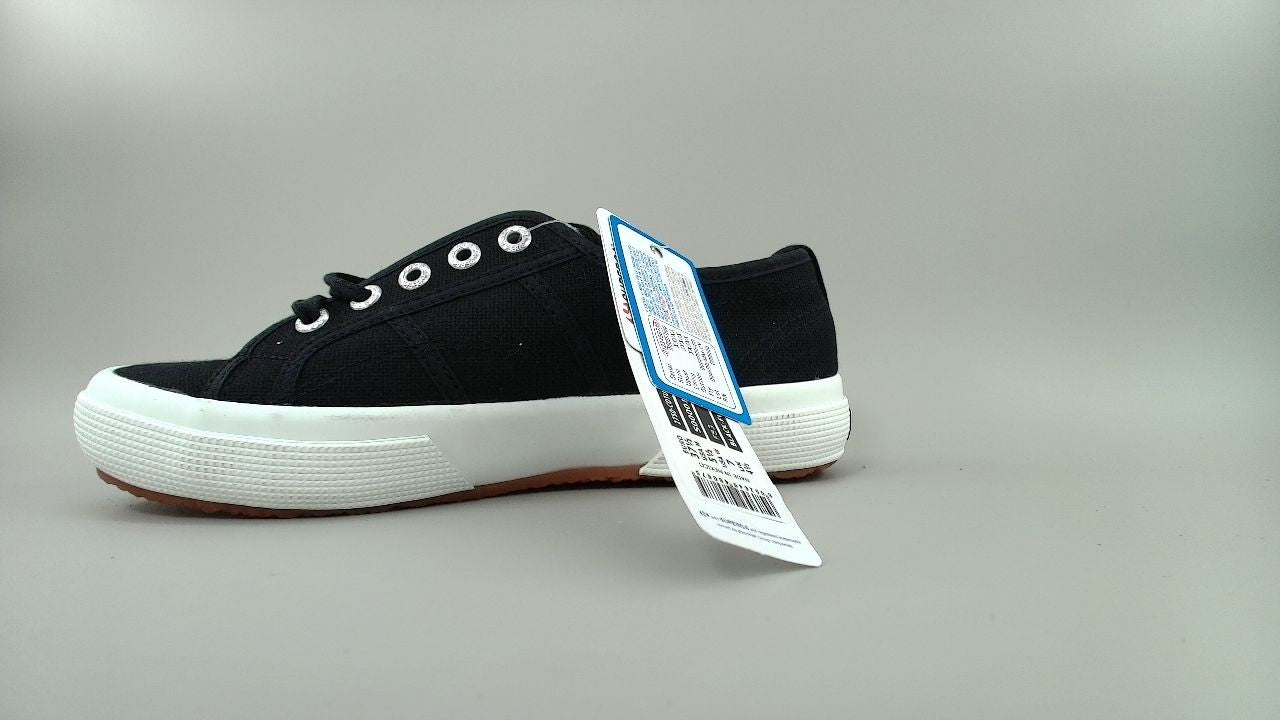 Superga 2750 COTU Classic Sneaker Black/Full White EU38 (Men's 5.5, Women's 7) M