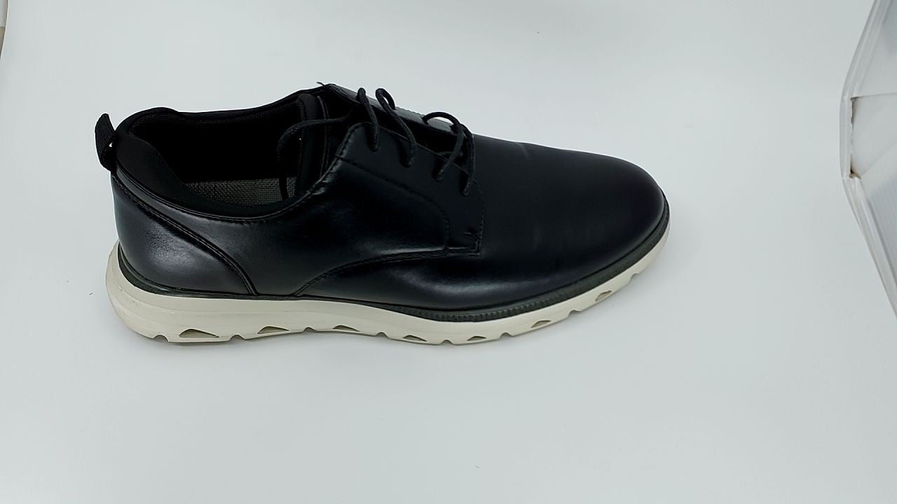 Men's Dress Sneakers, Black Oxford Shoes, Size 10.5, Bruno Marc