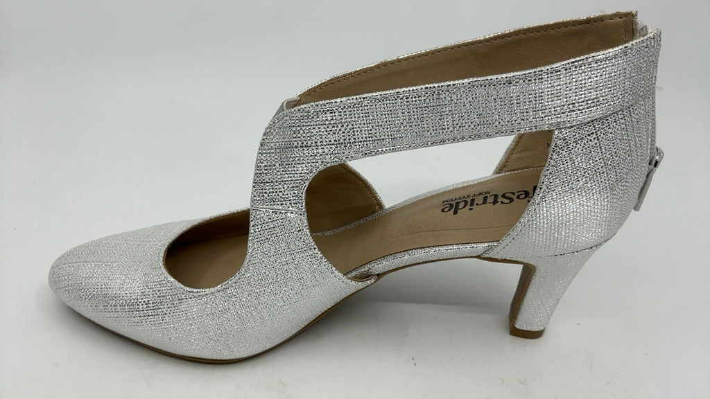 LifeStride Women's Giovanna 2 Pump Silver 9 W