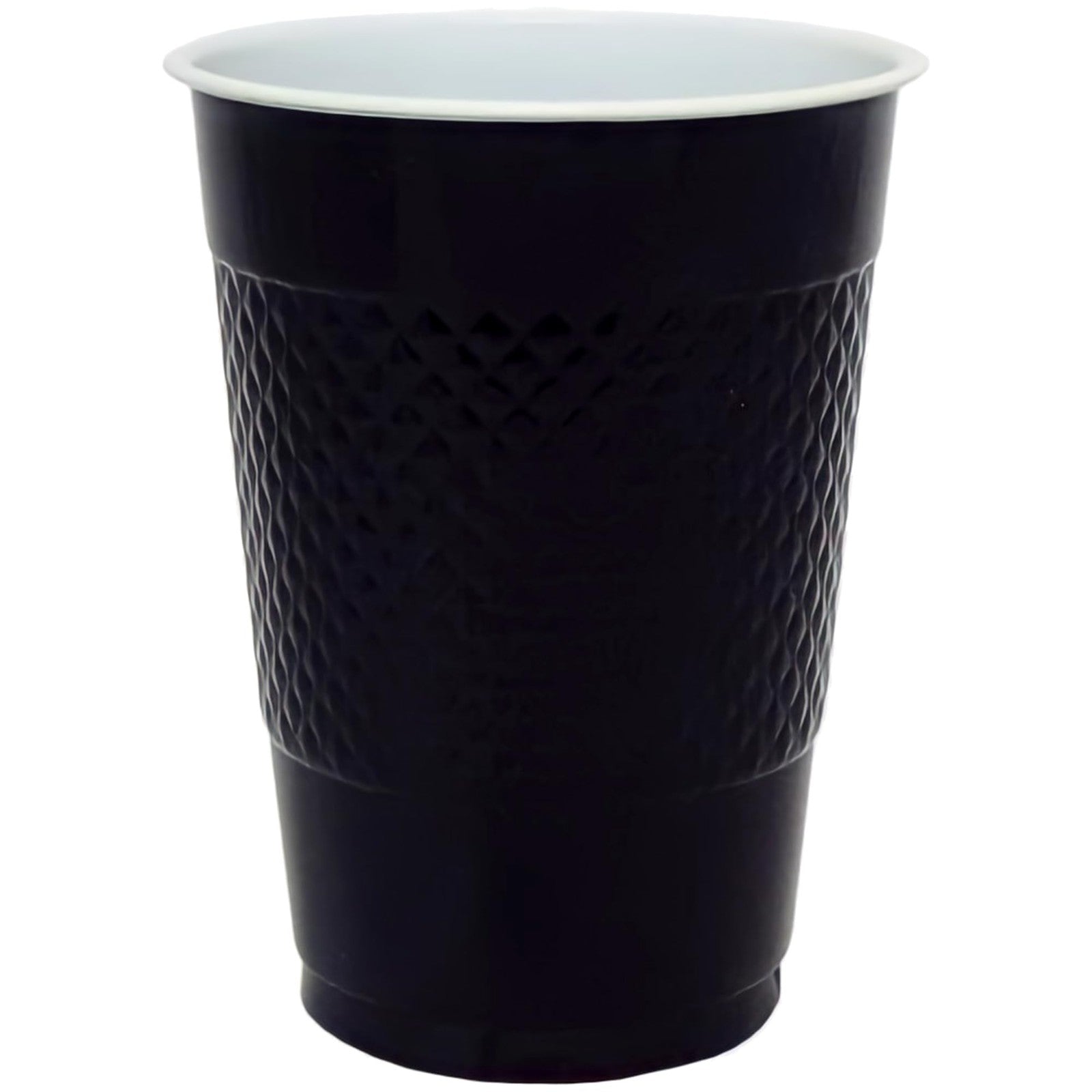 50 Count 18oz Black Plastic Cups by Hanna K - Party & Event Use