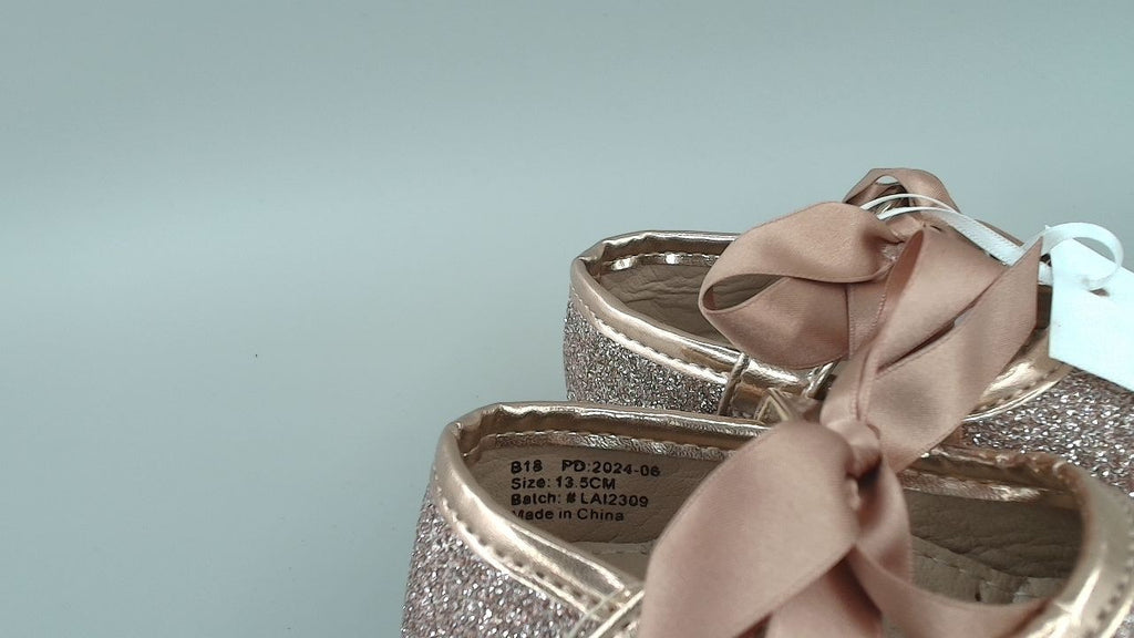 Felix & Flora Soft Sole Leather Baby Shoes - (Light Pink,12-18 Months Infant)