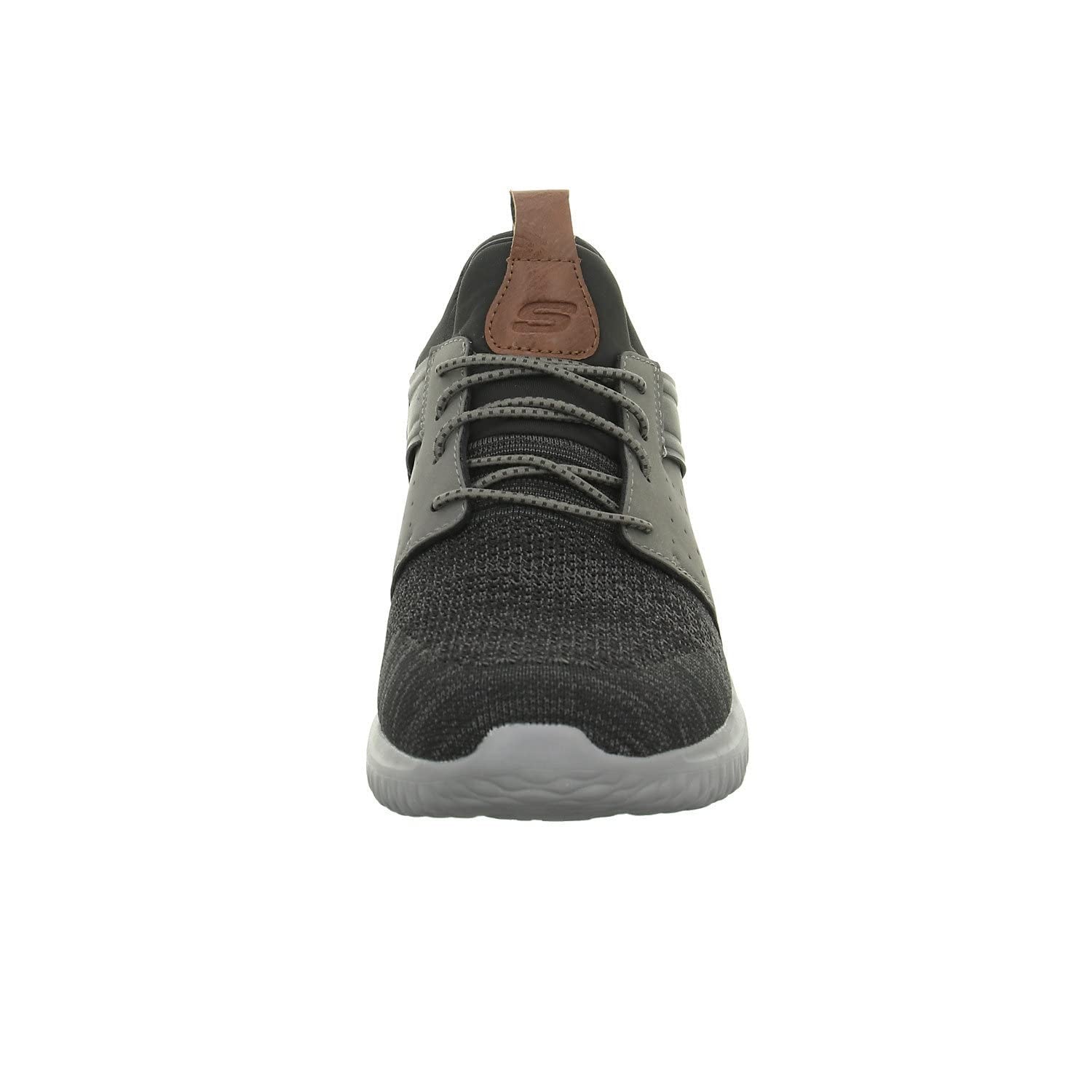 SKECHERS Delson 3.0 Cicada Men's Sneakers 11.5 Wide Black/Grey