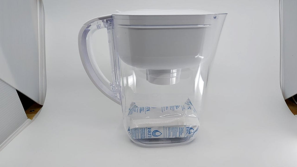 Brita Water Filter Pitcher, 6-Cup, White, BPA Free, Includes 1 Filter