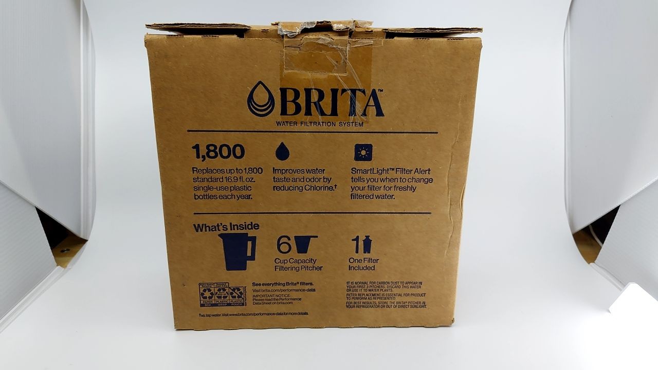 Brita Water Filter Pitcher, 6-Cup, White, BPA Free, Includes 1 Filter