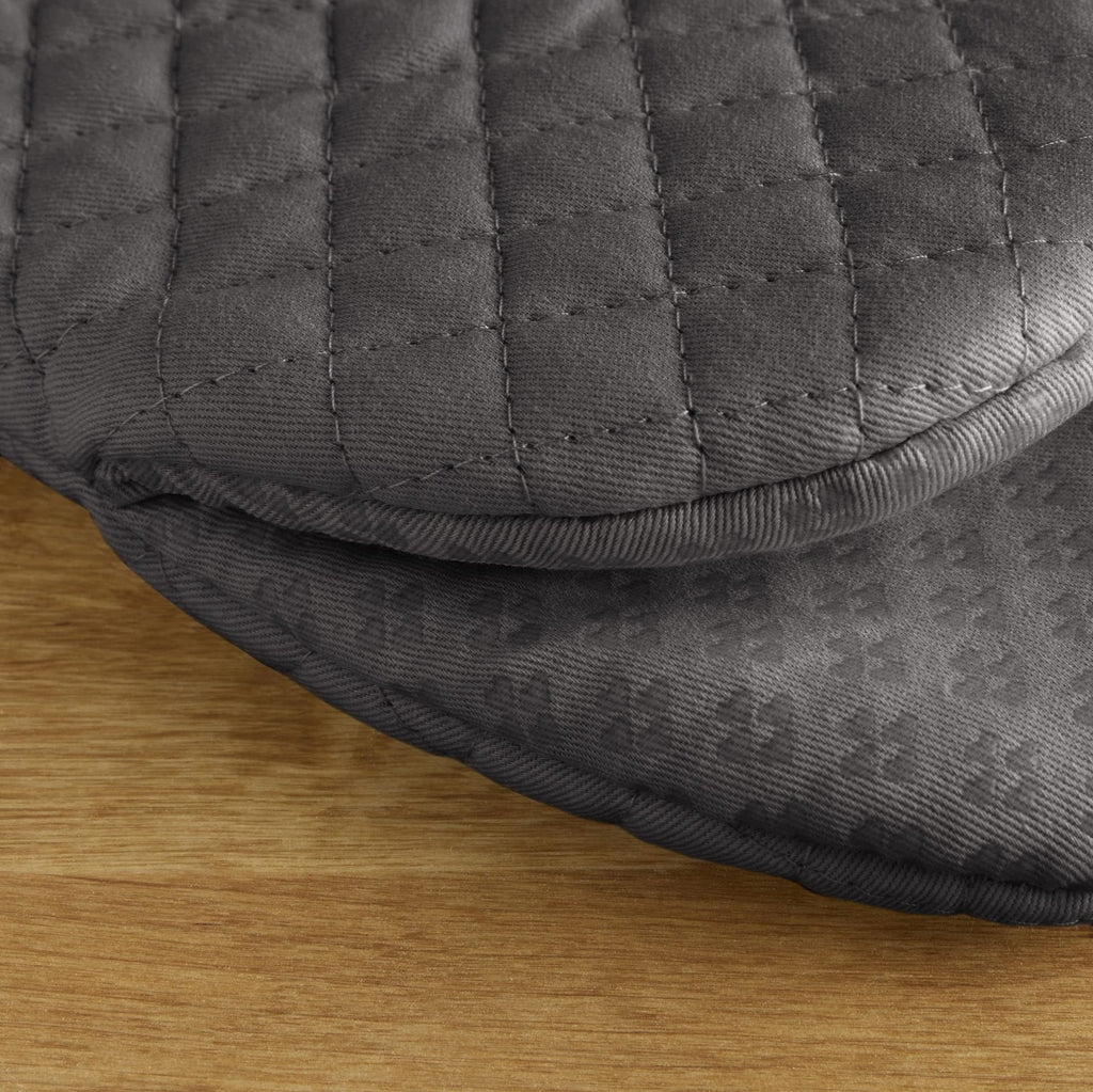 KitchenAid Asteroid Mini Oven Mitt Set, 5.5"x8", Charcoal Grey, 2 Piece