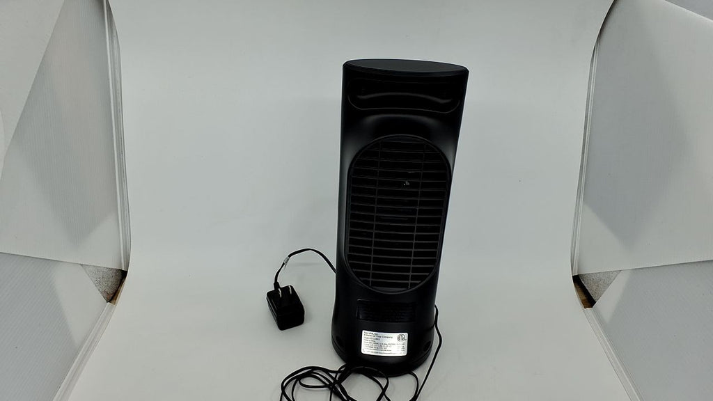 QuietSet Personal Desk Fan, 13in Oscillating, 4 Power Levels, Black