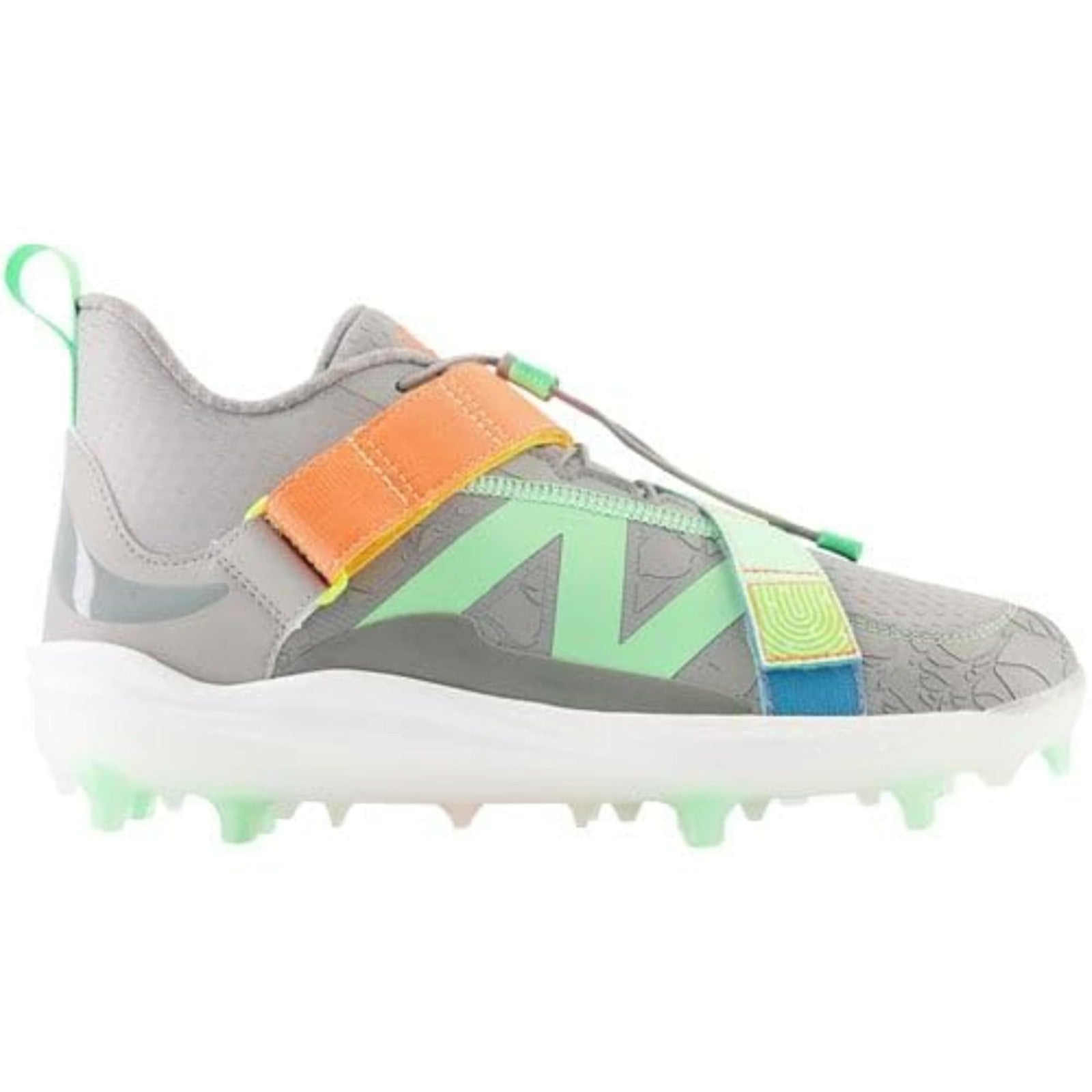 New Balance FuelCell Lindor V2 Comp Baseball Cleats 7.5 Wide Grey/Jade