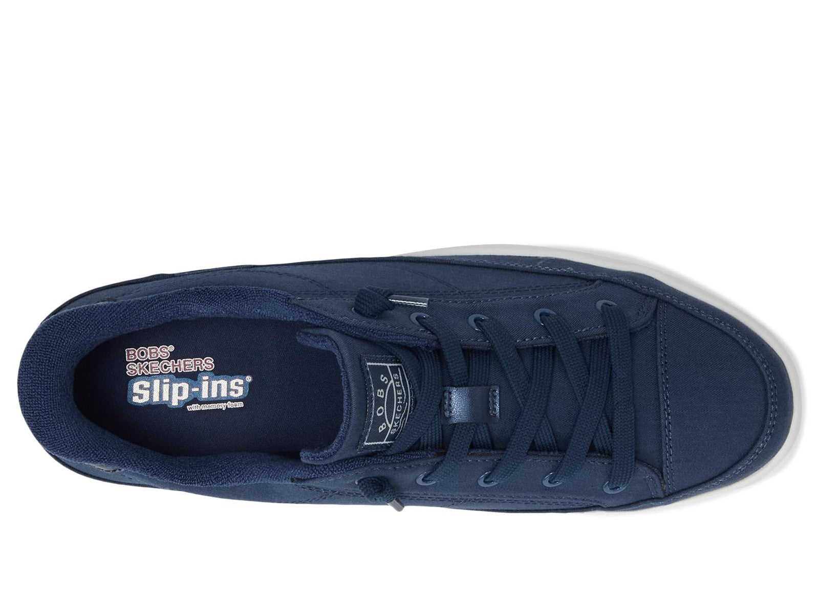 Skechers Hands Free Slip-Ins Bobs Social, NVY, 7.5 M
