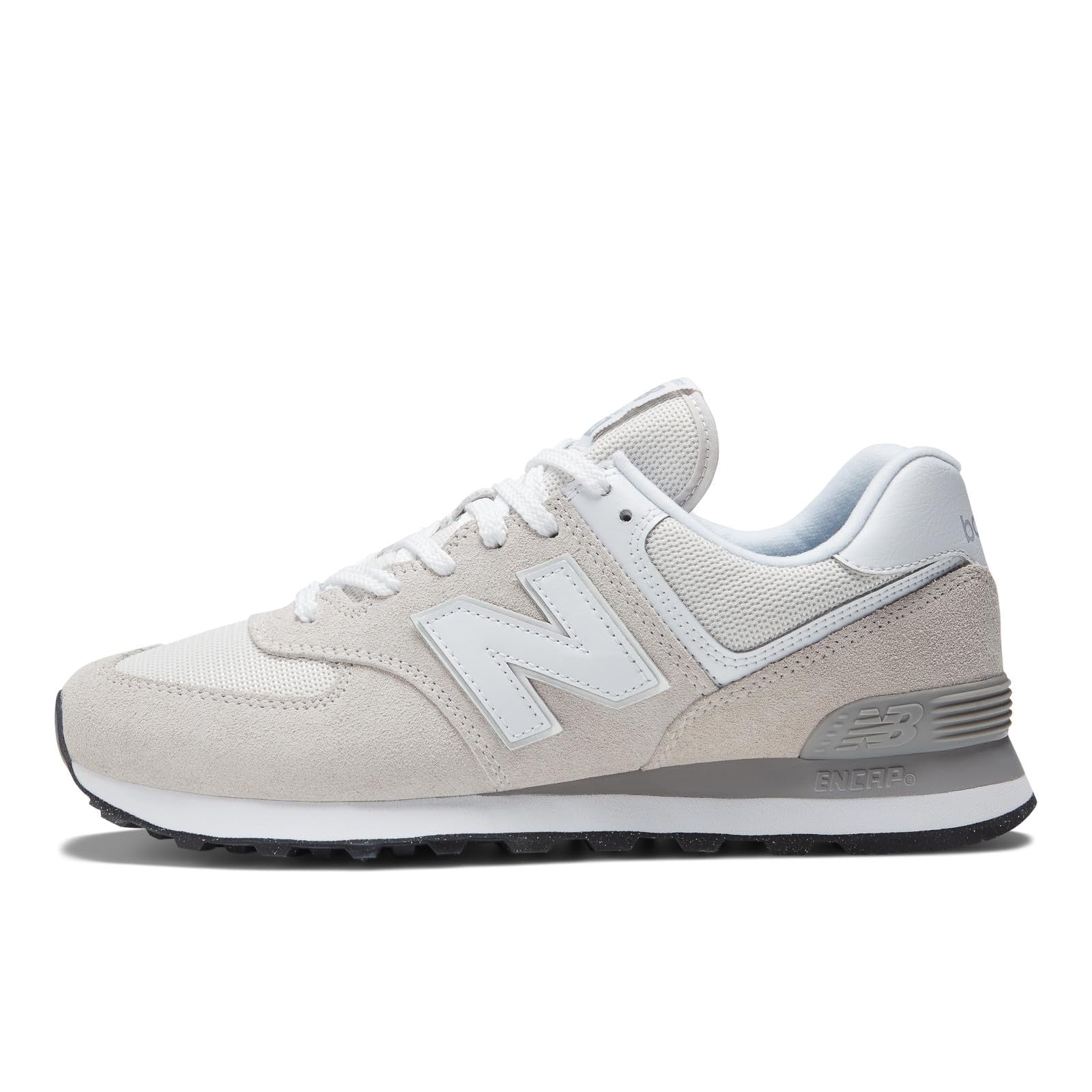 New Balance Men's 574 Core Sneaker, Nimbus Cloud/White, 12