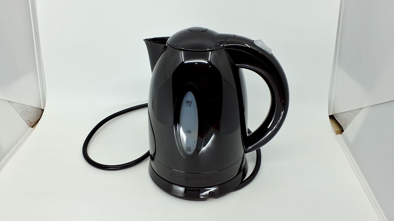 OVENTE 1.7L Electric Kettle, Fast Boiling, Removable Filter, Black