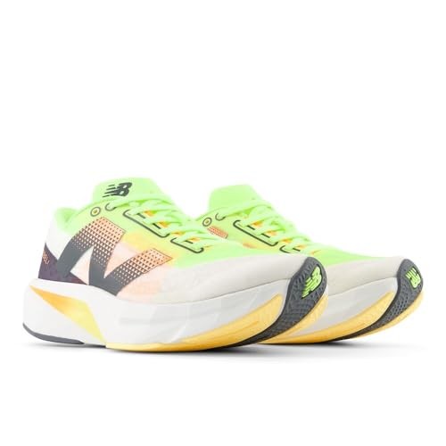 10.5 New Balance FuelCell Rebel V4 Men's Running Shoe White/Bleached Lime