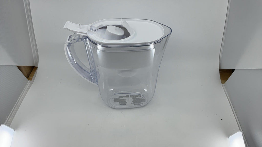 Brita Water Pitcher, 6-Cup, White, Removes Impurities, Includes Filter