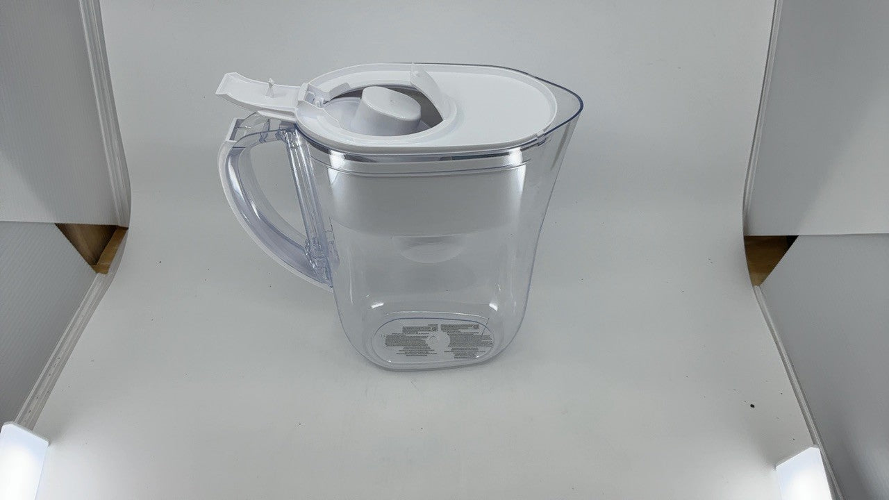 Brita Water Pitcher, 6-Cup, White, Removes Impurities, Includes Filter