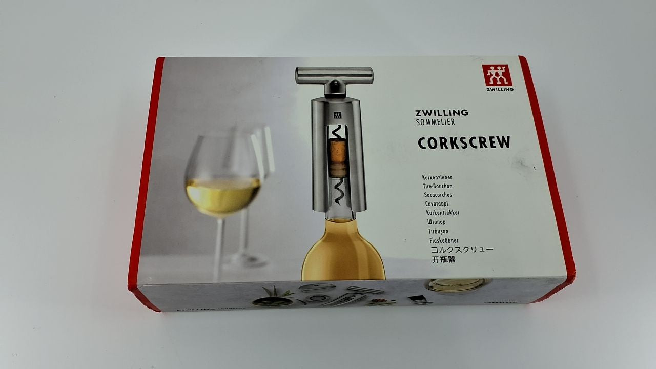 ZWILLING Sommelier Corkscrew Wine Opener, Stainless Steel