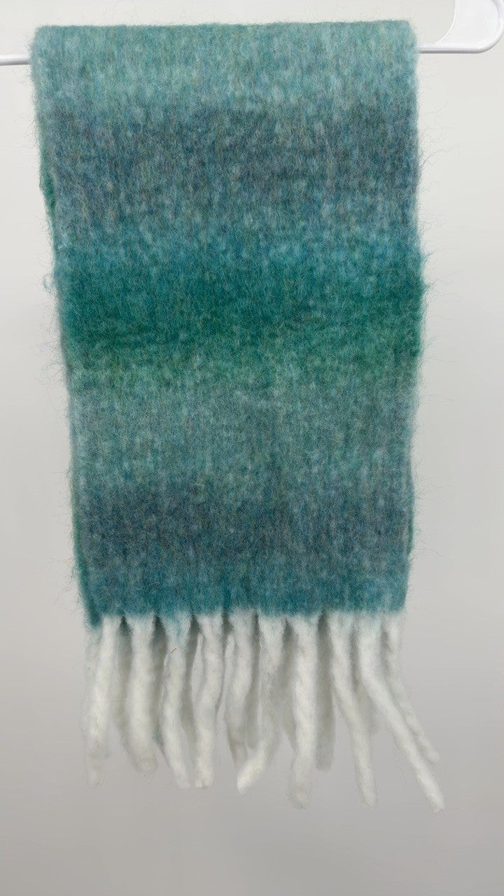 Fringe Gradient Thermal Scarf