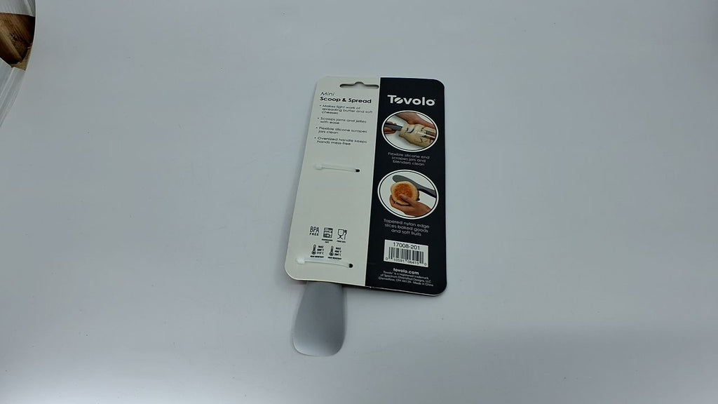 Tovolo Scoop & Spread Tool, Dual-Ended Silicone & Nylon, Dishwasher Safe