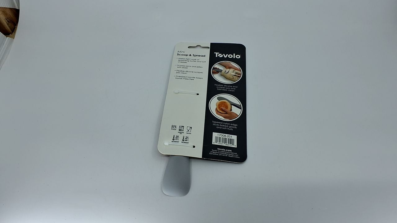 Tovolo Scoop & Spread Tool, Dual-Ended Silicone & Nylon, Dishwasher Safe