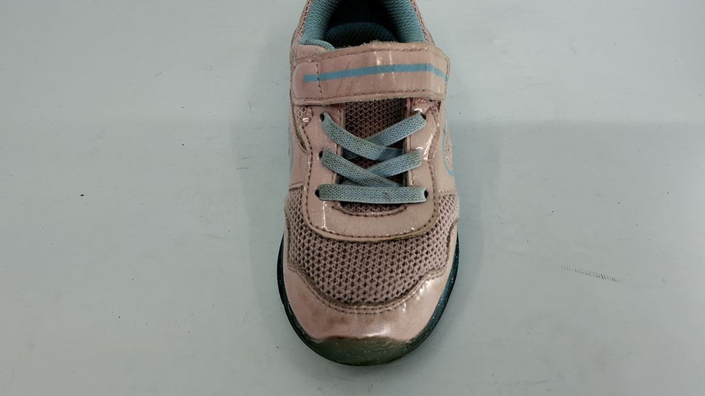 Size 10 Girls Light Up Sneakers w/ LED Lights Pink & Blue Toddler Shoes