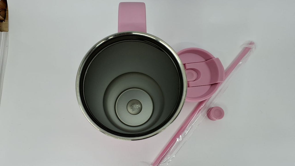 Konokyo 30 Oz Insulated Tumbler, Cherry Blossoms, Travel Mug w/ Handle