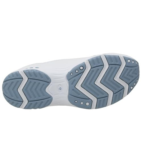 Easy Spirit womens Traveltime Mule, White 130, 11 Wide US