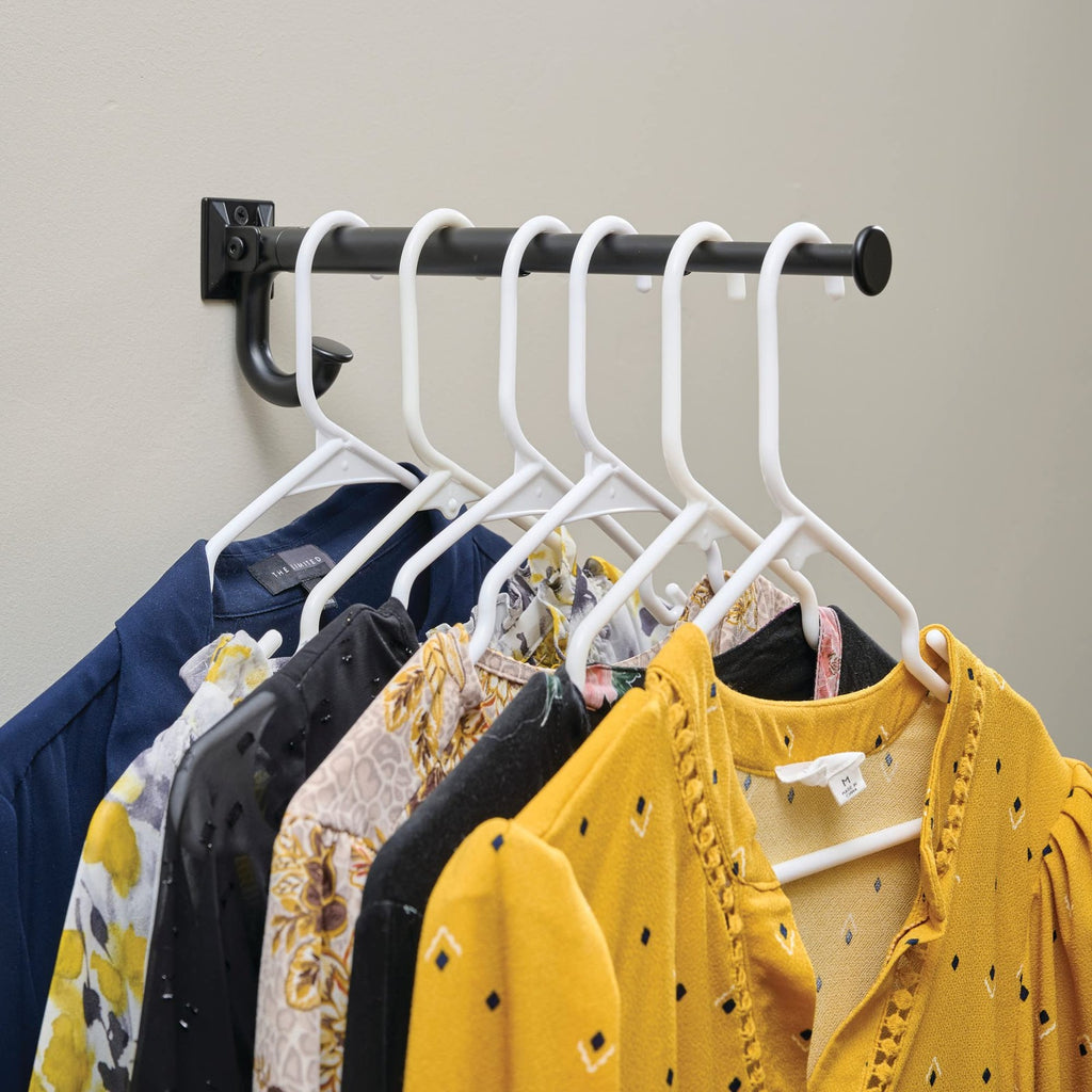 Franklin Brass Pure White Square Extend-a-Hook