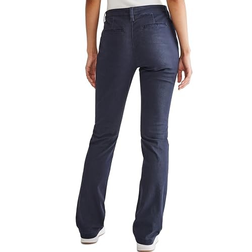 AEROPOSTALE Women's Aero Classic Uniform Pant, Navy Prep, 0