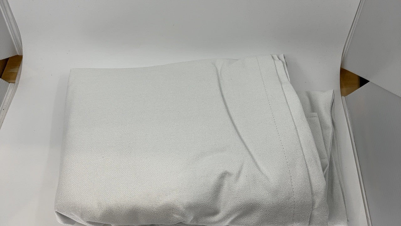 Blackout Curtains 52W x 72L - 2 Panels Set, Thermal Insulated, White