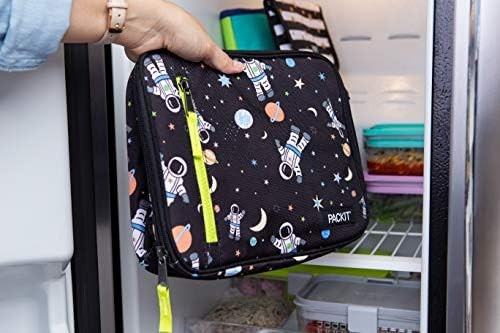 PackIt Freezable Classic Lunch Box, Spaceman, EcoFreeze Tech, Collapsible