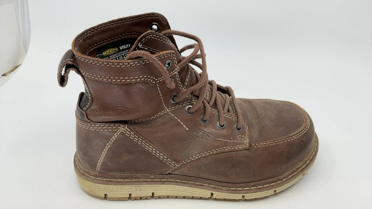 Women's Keen San Jose 6in Alloy Toe Work Boots Gingerbread Size 5.5