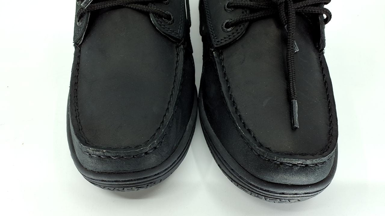 Sperry Men's Billfish 3-Eye Boat Shoe Black 9.5 Wide