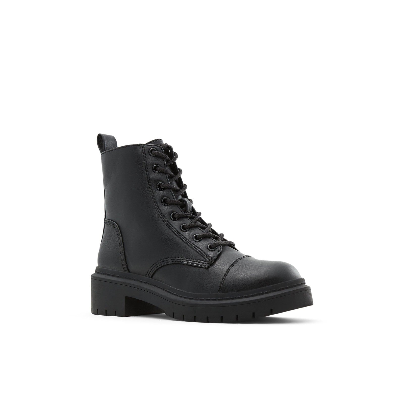 ALDO Women's Goer Combat Boot, Black, 7.5