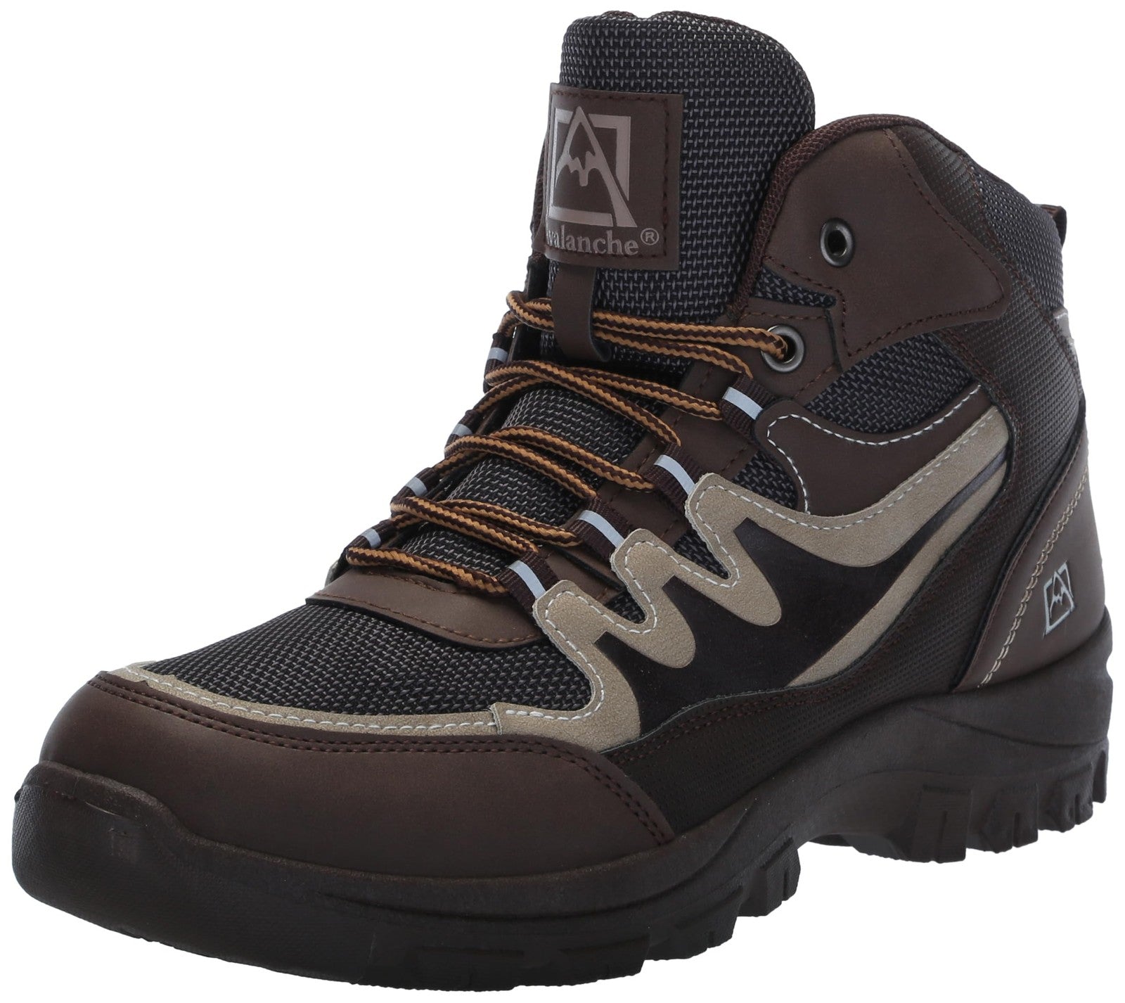 Avalanche Hiking Boots Kids Backpacking Shoes - Brown (size 8 Toddler)