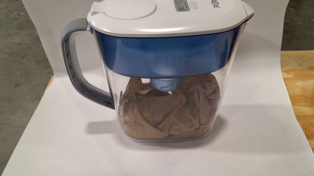 PUR Plus 11-Cup Pitcher - Lead Reduction Filter, Dishwasher Safe, White