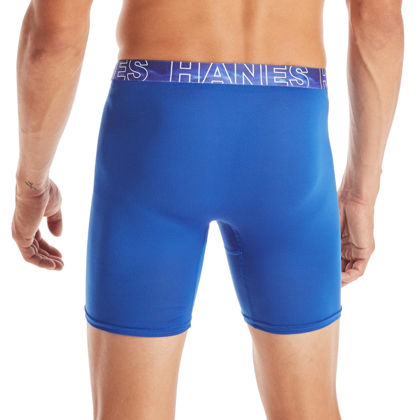 Hanes Men's Underwear 3-Pack, X-Temp Cooling Boxer Briefs, No-Ride-Up Design