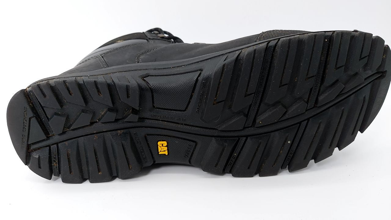 Cat Footwear Men's Threshold Waterproof Steel Toe Work Boot, Black, 13 Wide