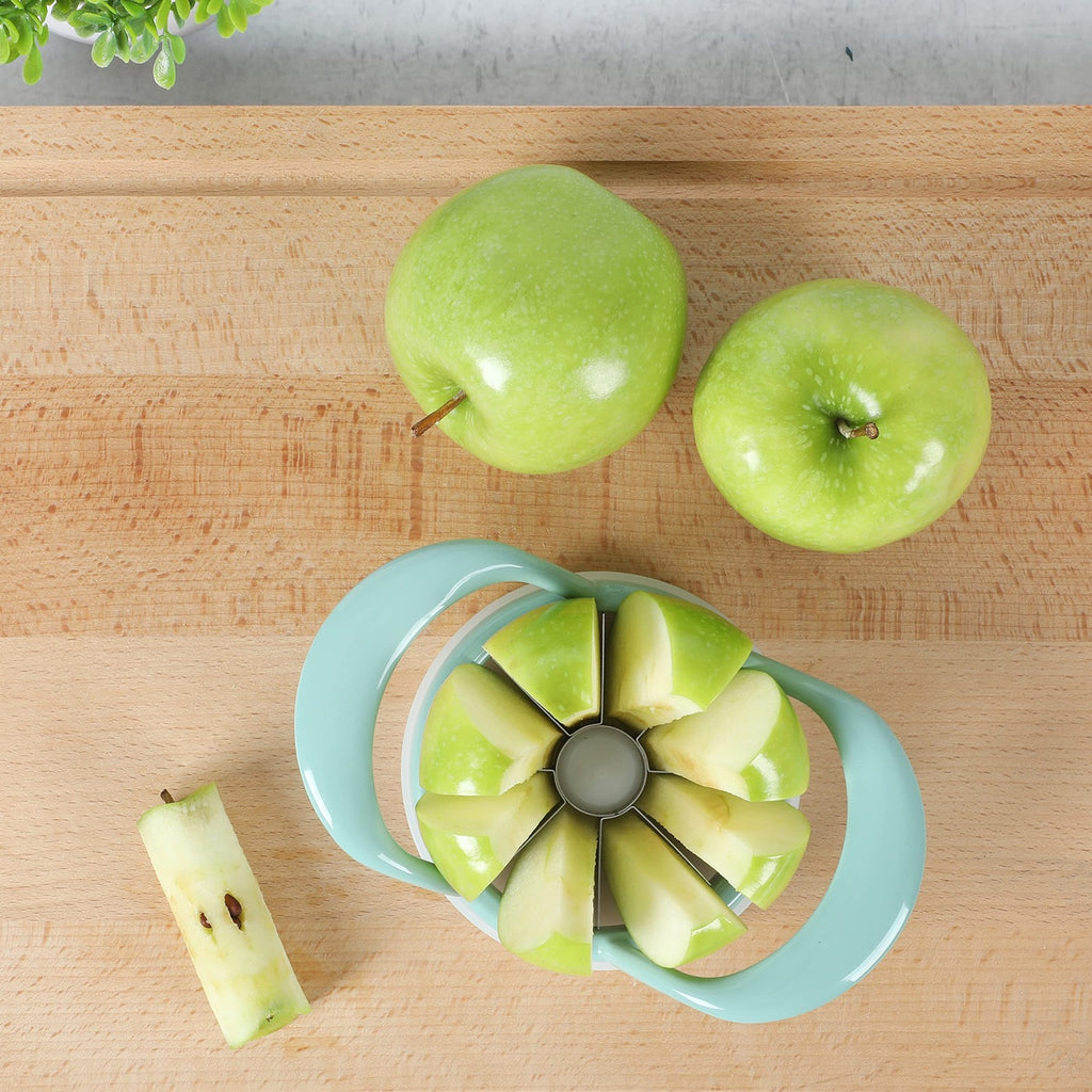 Martha Stewart Erwin Apple Corer and Slicer W/Cover - Martha Blue