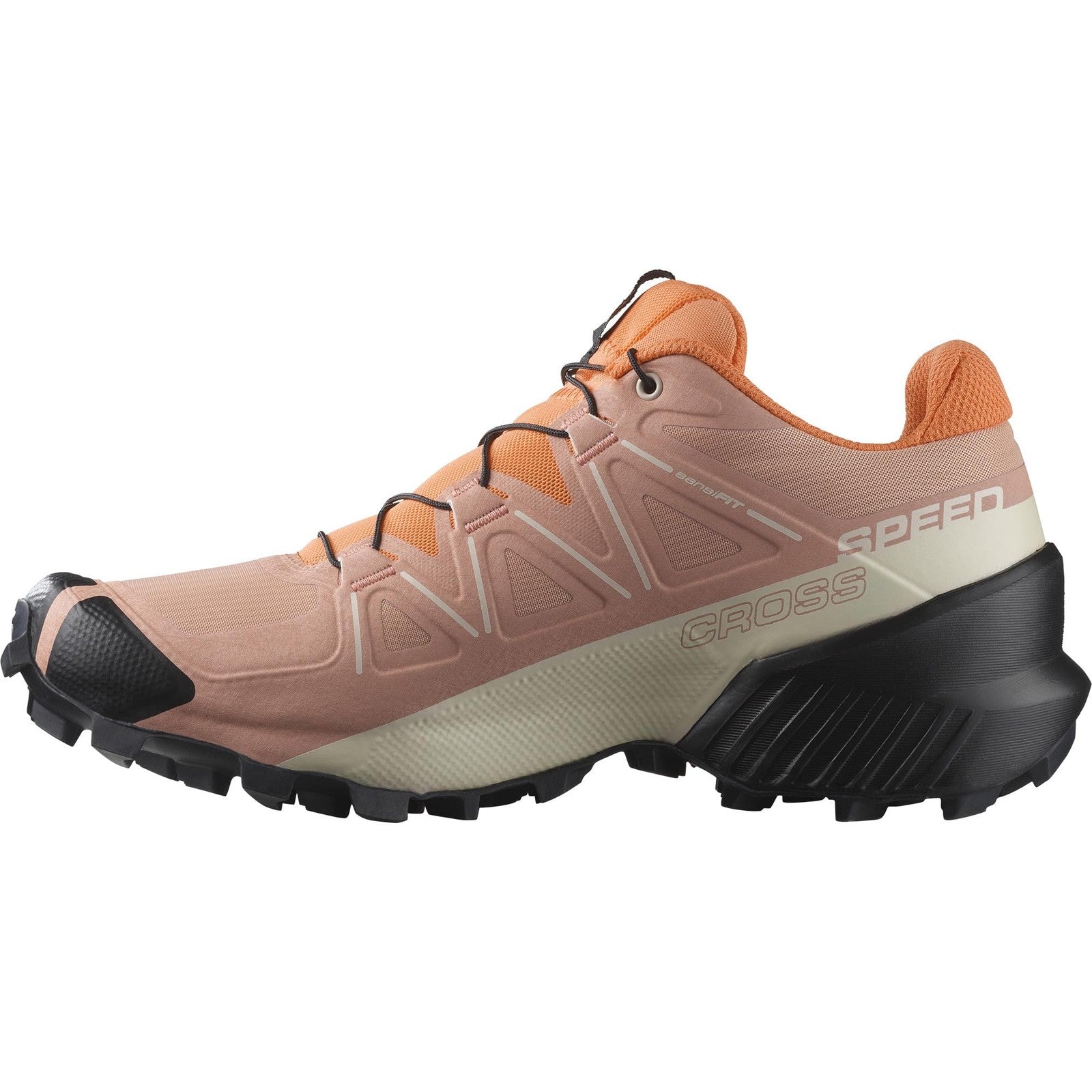Salomon Women's Speedcross Trail Running Shoes - Cameo Brown/Black, 11