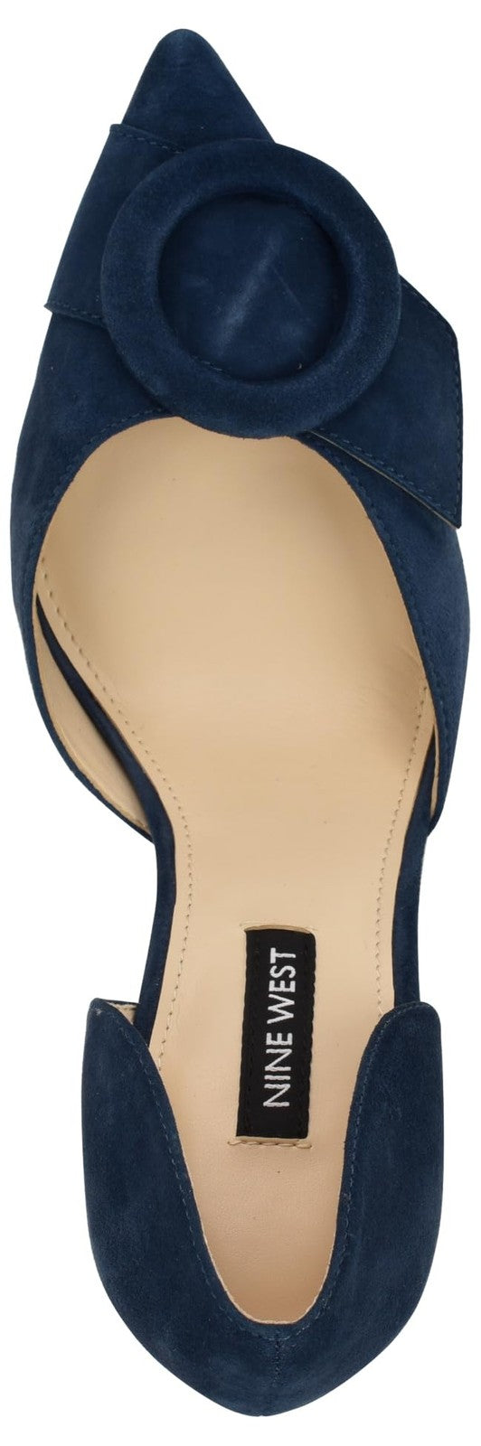 Nine West Women's Frolly Pump, Navy Suede 400, 8.5