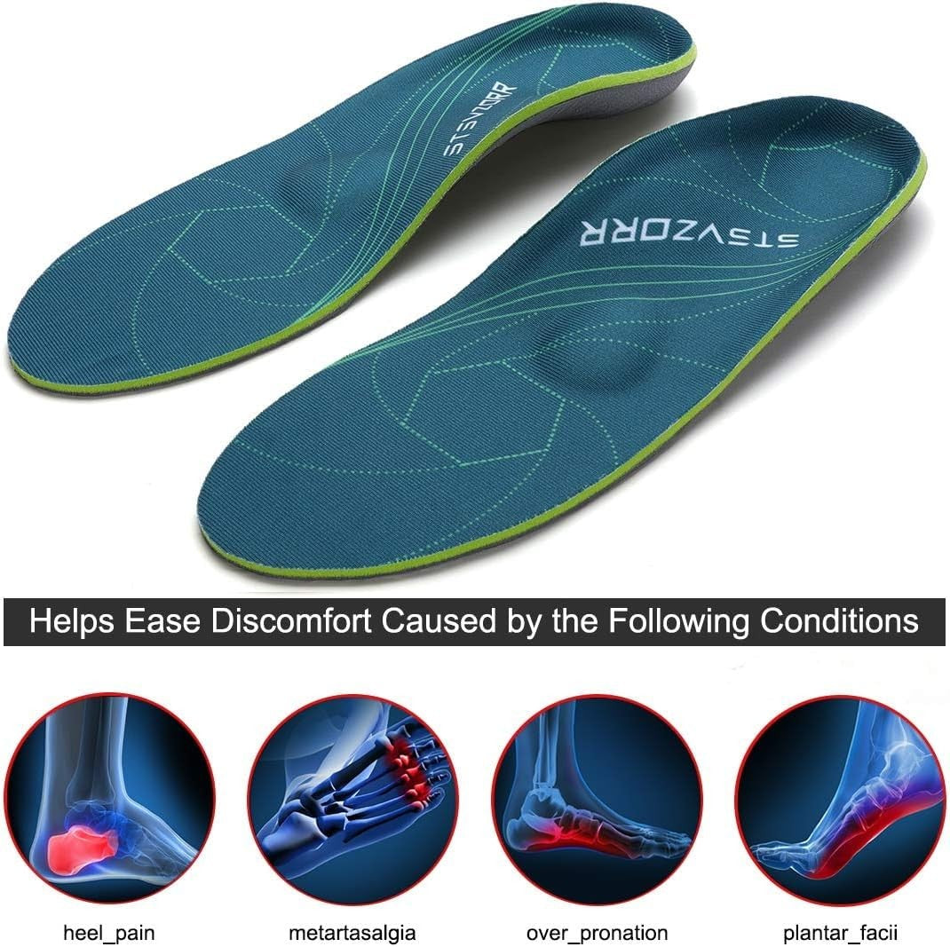Orthopedic Insoles Plantar Fasciitis Arch Support Flat Feet Inserts Size(5-51/2)