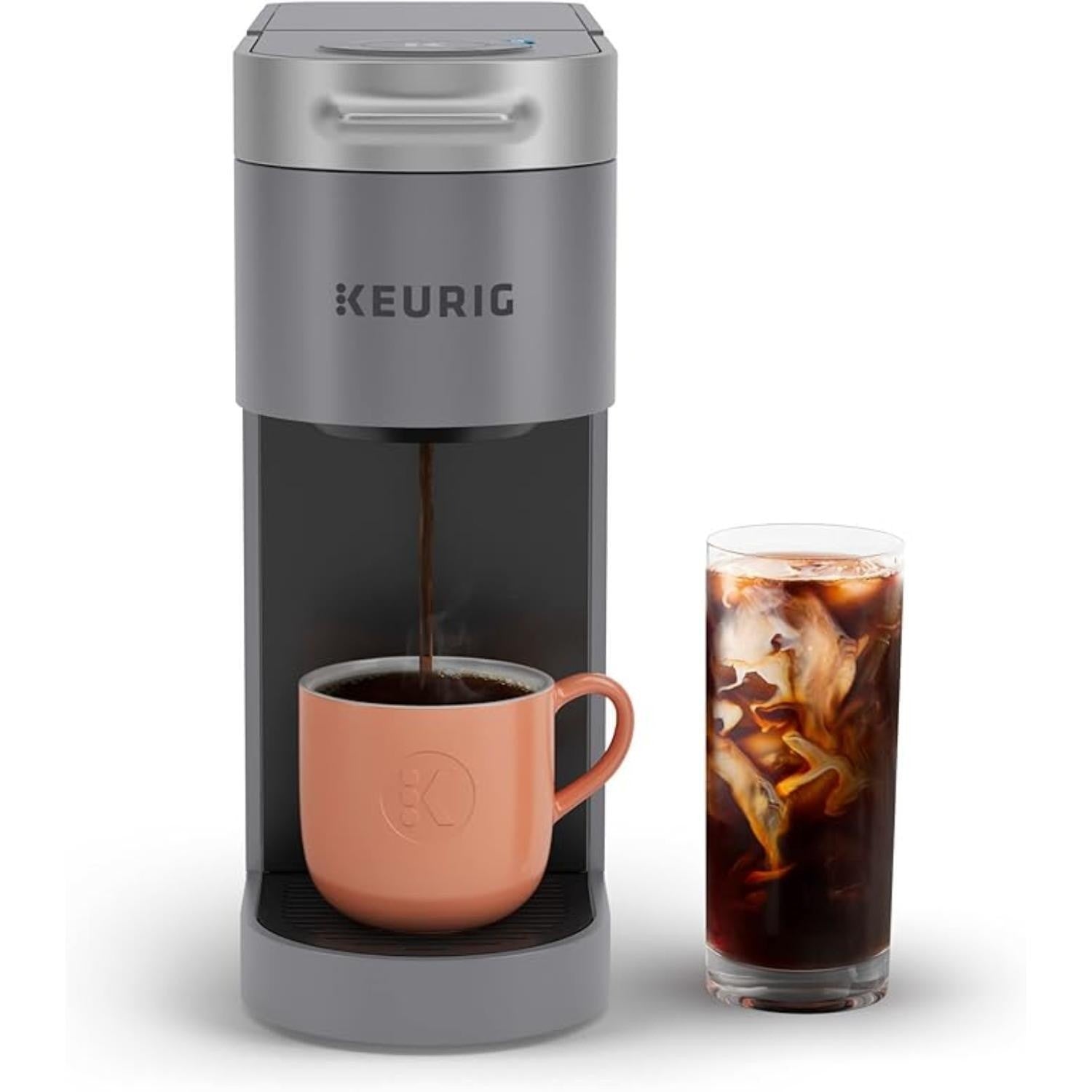 Keurig K-Slim + ICED Coffee Maker 46oz Reservoir Energy Efficient
