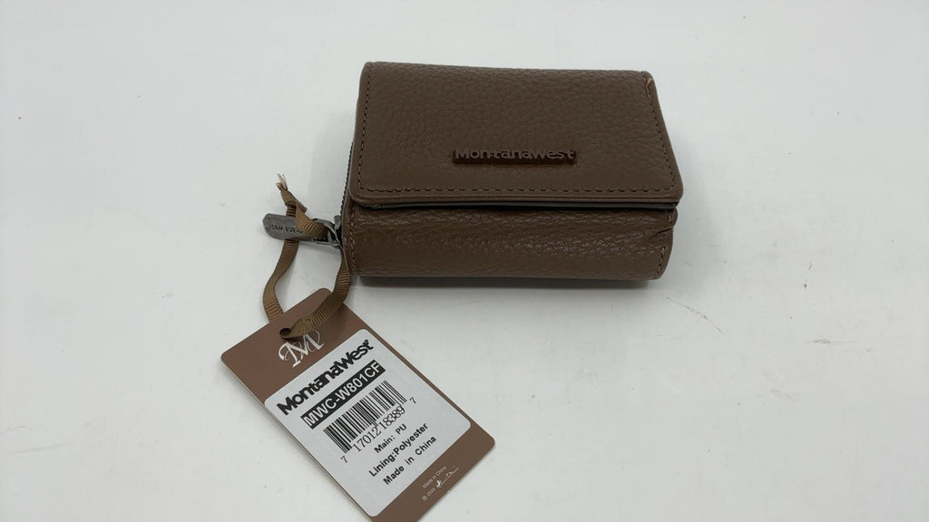 Montana West Small Wallet Coffee RFID Blocking Detachable Wristlet