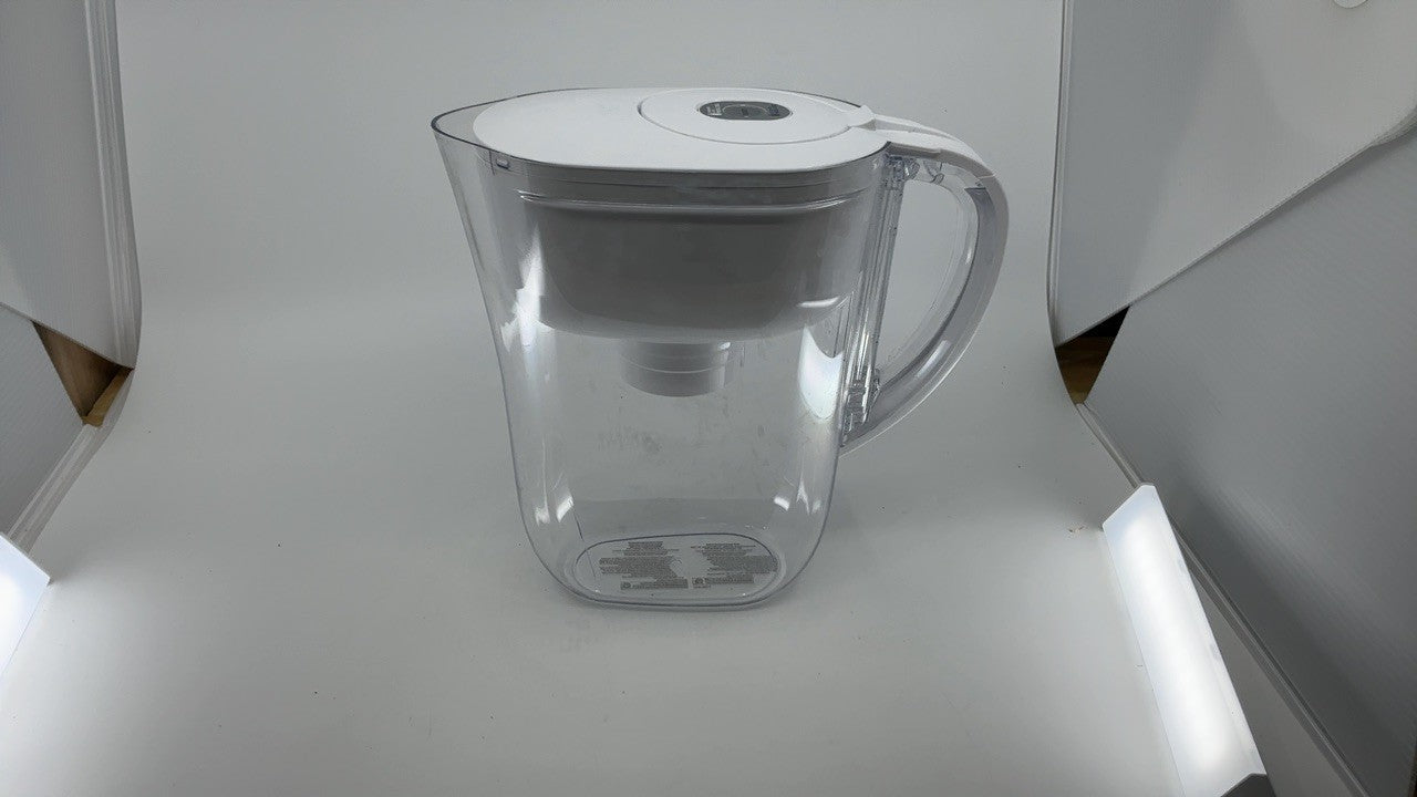 6-Cup Brita Water Pitcher, Removes Lead, Includes 1 Elite Filter, White