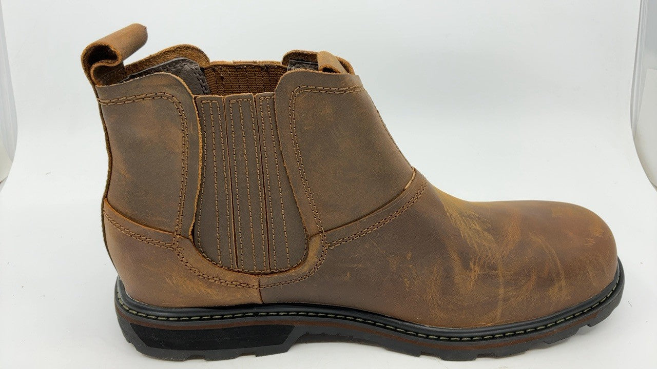 Skechers Men's Blaine Orsen Ankle Boot,Dark Brown,12 M US