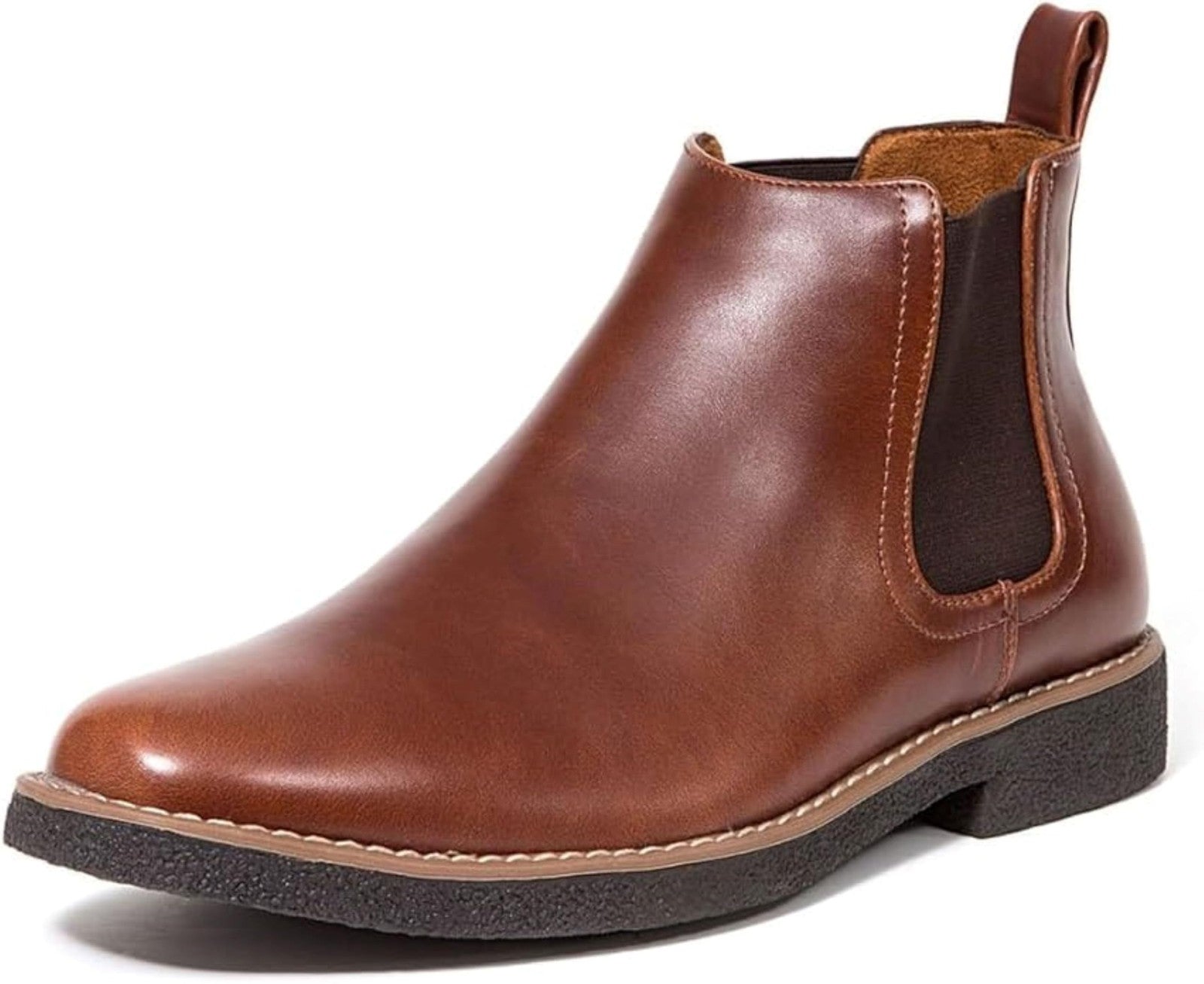 Deer Stags Men's Rockland Dress Comfort Chelsea Boot/Redwood/Dark Brown/ 11